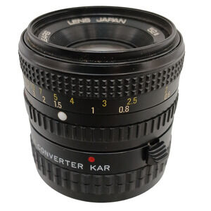 AUTO SEARS 50mm f/2.0 Lens & Sakar 2X Teleconverter – Japan – M42 Mount